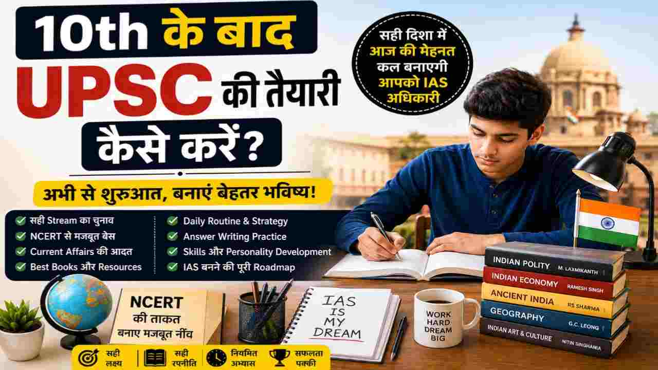 10th Ke Baad UPSC Ki Taiyari Kaise Kare
