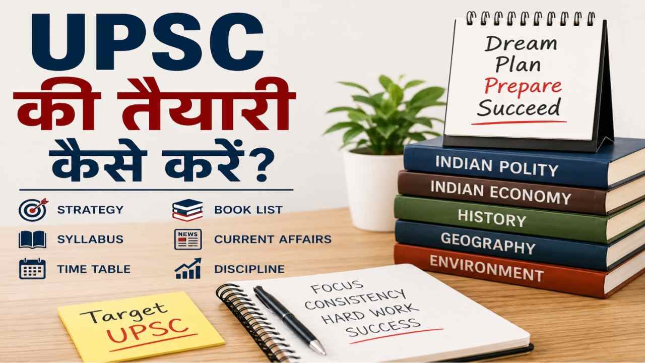 UPSC Ki Taiyari Kaise Kare 2026 – Beginner Se Advanced Tak Complete Strategy in Hindi 2 UPSC Preparation Strategy in Hindi
