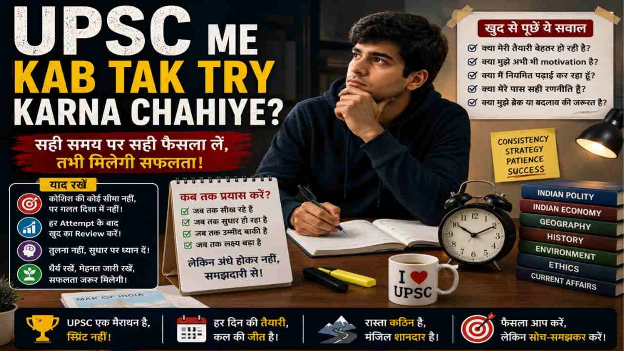 UPSC Me Kab Tak Try Karna Chahiye
