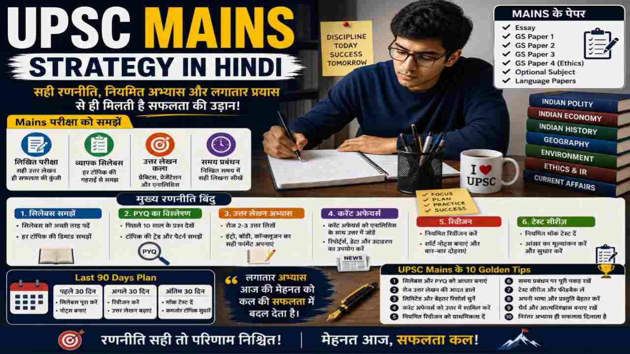 UPSC Mains Strategy in Hindi